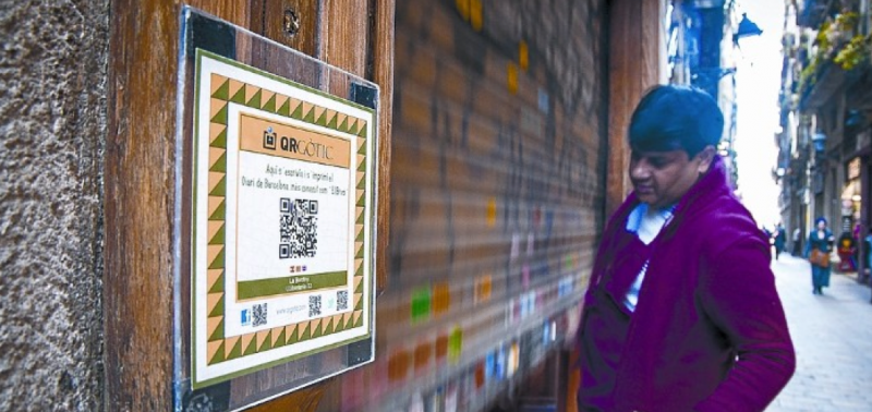 QR Gòtic...guia cultural barrio gótico, guide barcelona